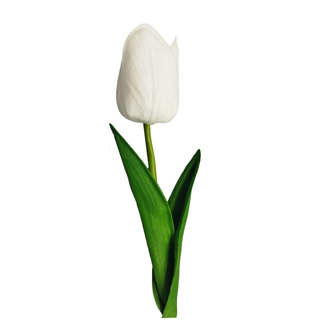 گل مصنوعی مدل لاله لمسی وارداتی کیفیت درجه1 (۱عددی)