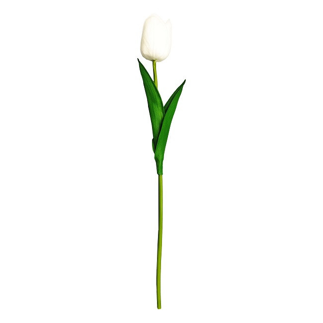 گل مصنوعی مدل لاله لمسی وارداتی کیفیت درجه1 (۱عددی)