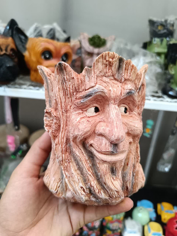 گلدان عروسکی مدل تنه درخت 2