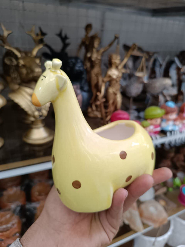 گلدان عروسکی مدل زرافه