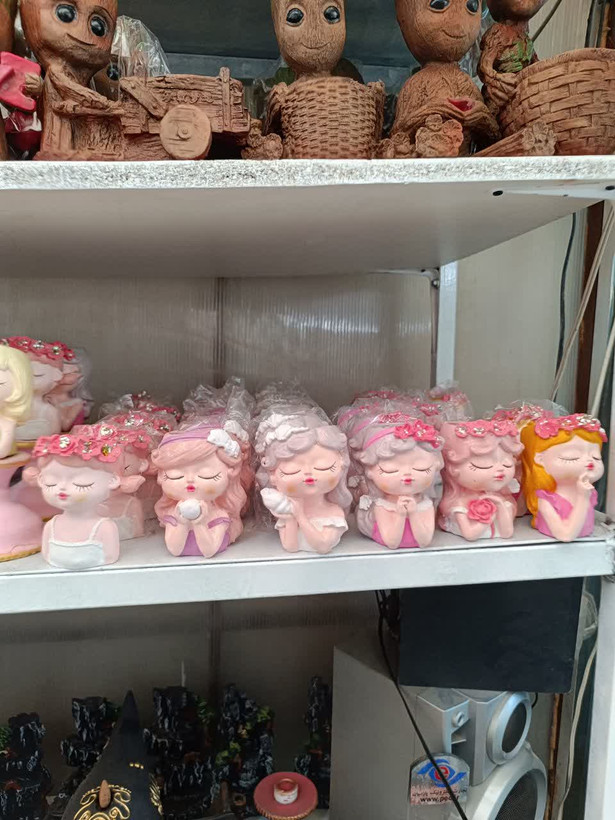 گلدان عروسکی مدل دختر ناز 2