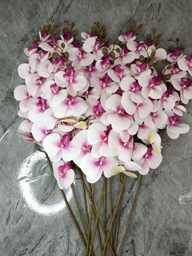 گل مصنوعی ارکیده 9 گل ( دو عددی )
