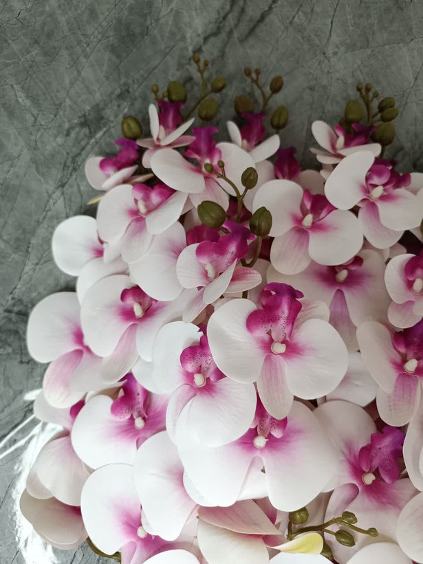 گل مصنوعی ارکیده 9 گل ( دو عددی )