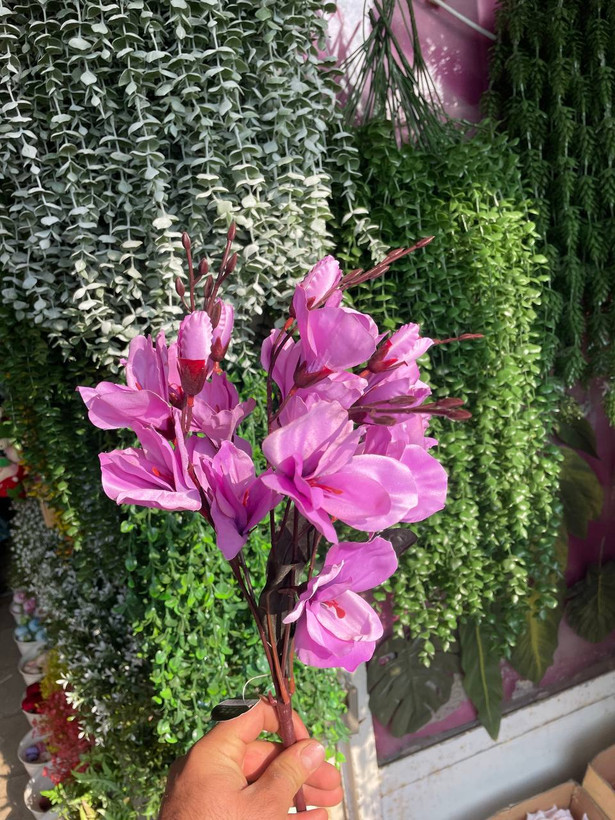 گل مصنوعی آلستر یاسی ۲۰گل