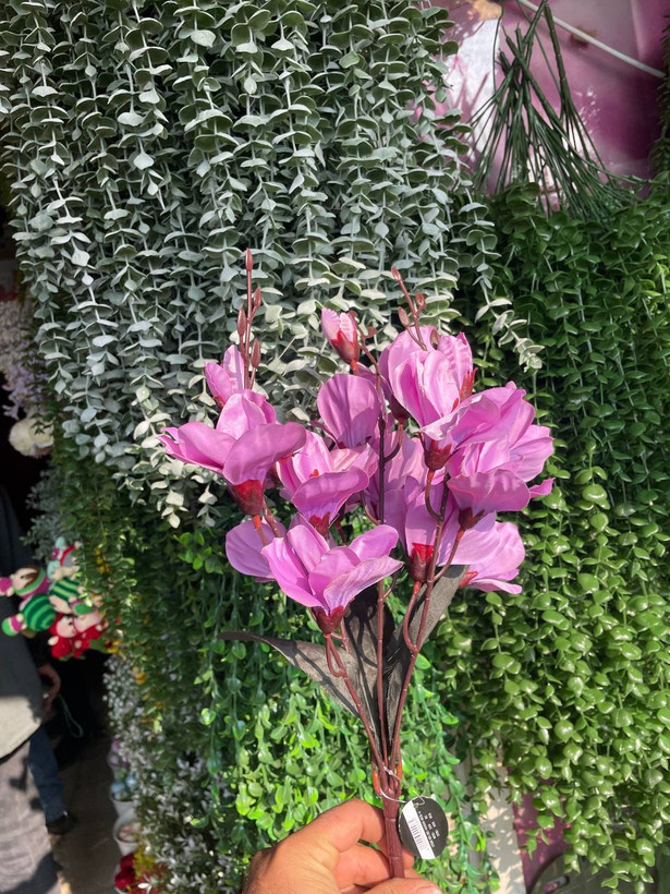 گل مصنوعی آلستر یاسی ۲۰گل