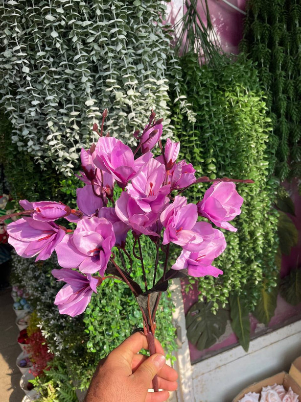 گل مصنوعی آلستر یاسی ۲۰گل
