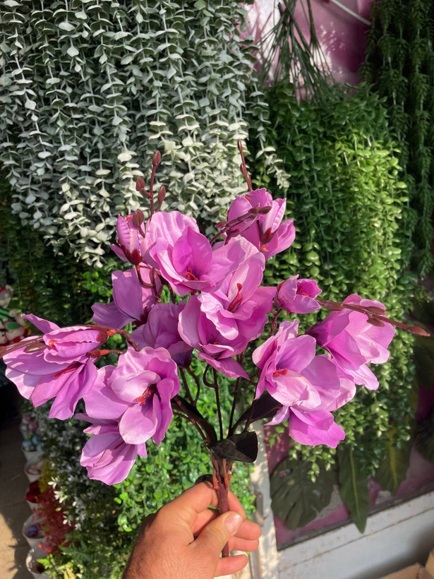 گل مصنوعی آلستر یاسی ۲۰گل