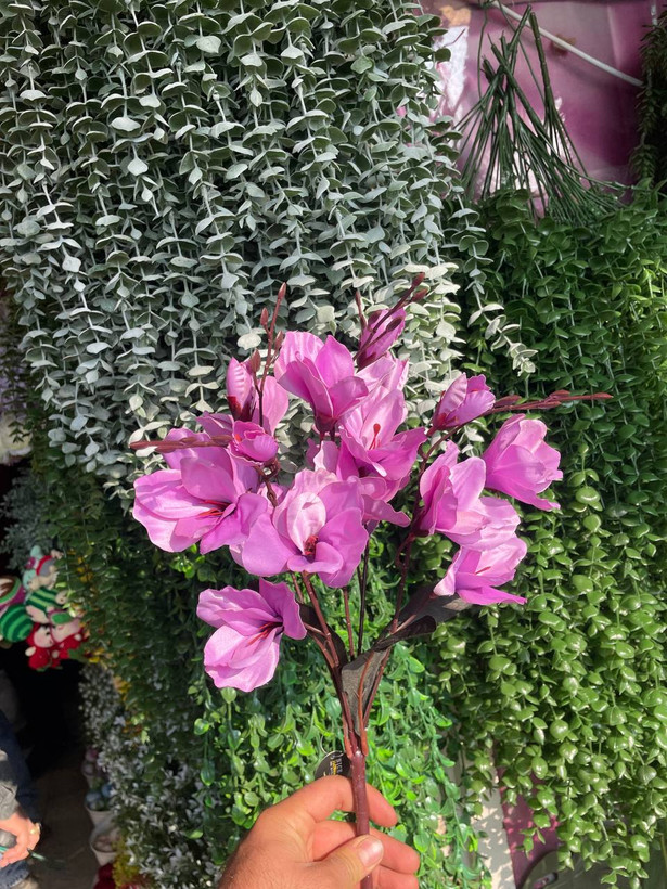 گل مصنوعی آلستر یاسی ۲۰گل