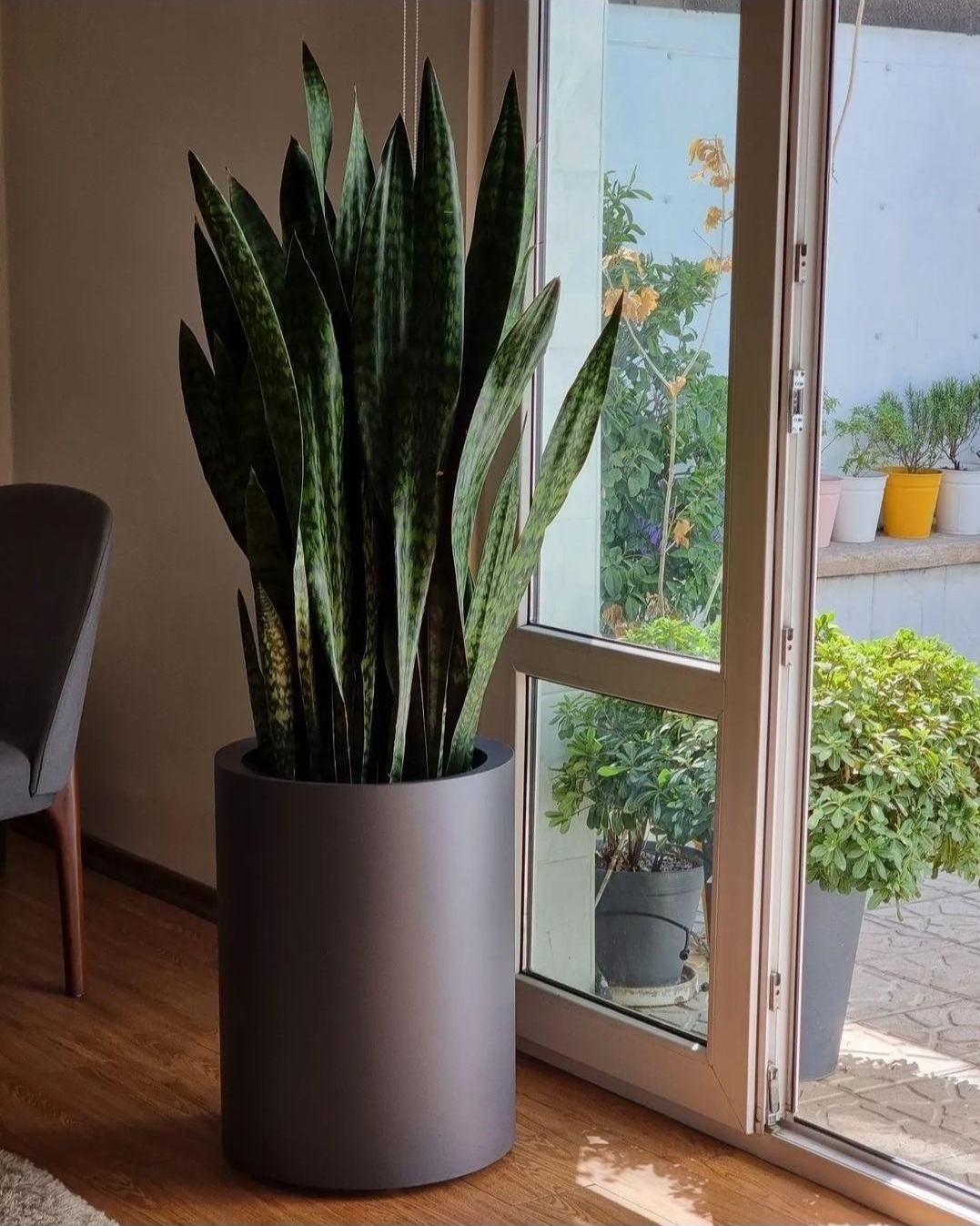 فلاور باکس استوانه ای ابعاد 60در35