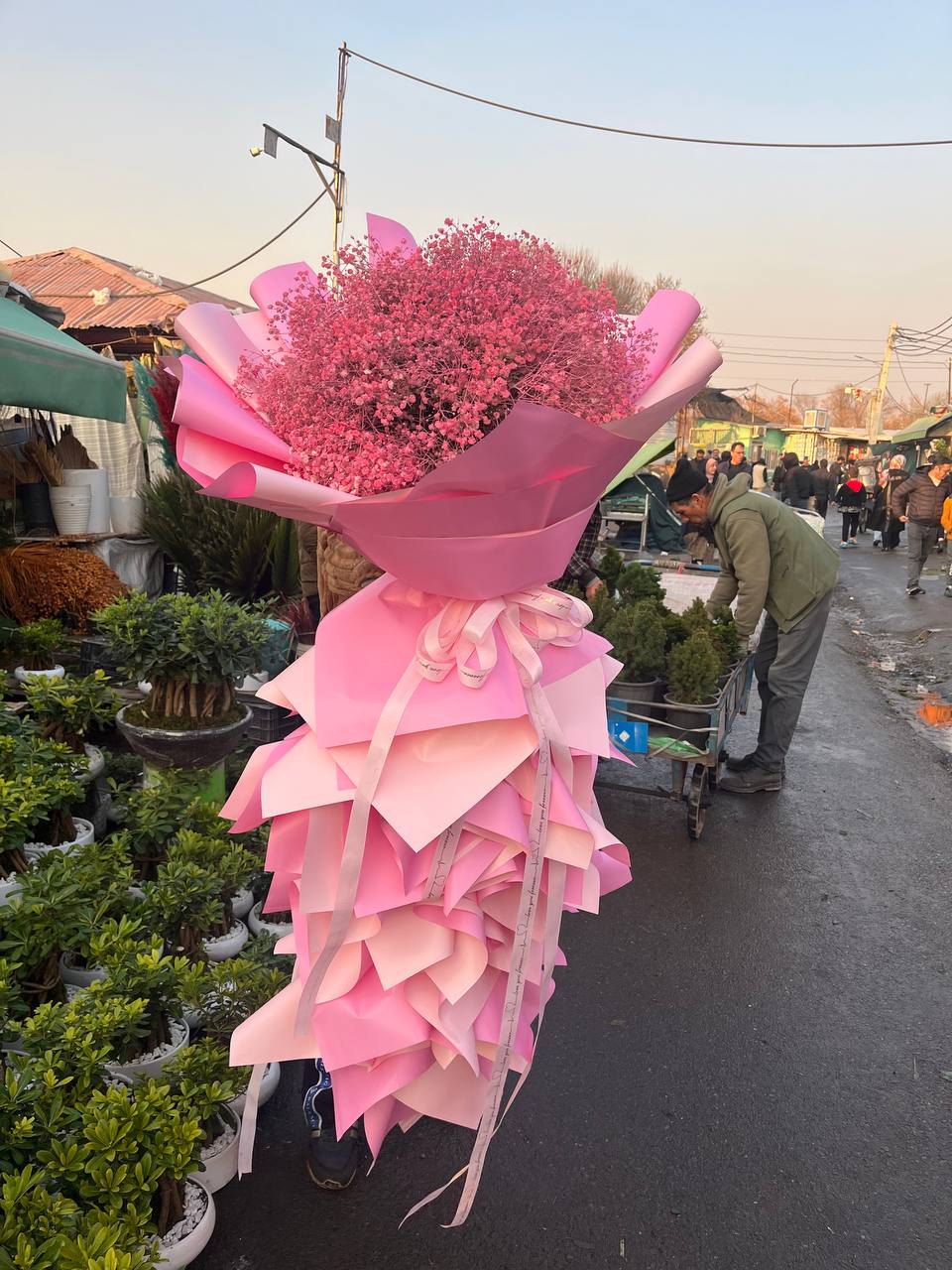 دسته گل عروس (دسته گل ژیپسوفیلا)