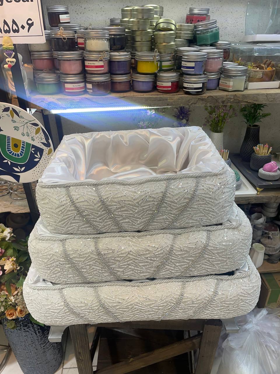 باکس بله برون سفید سه تایی