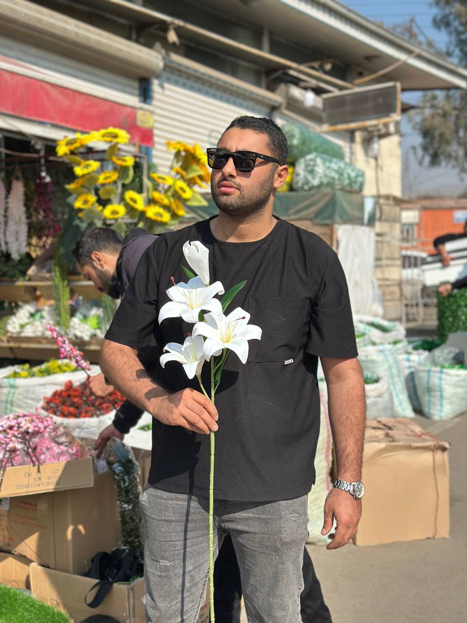 شاخه اوریانتال سفید
