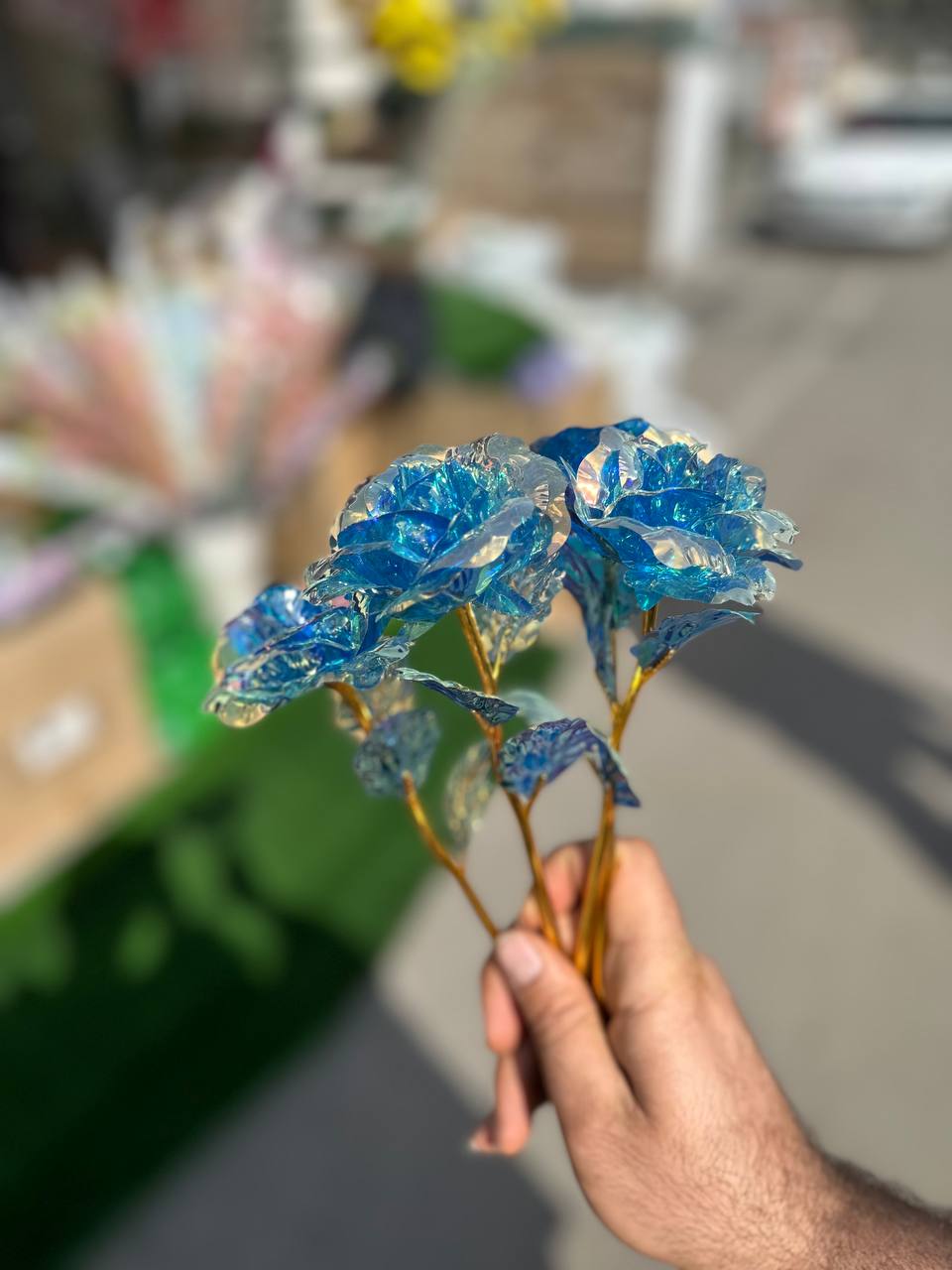 رز طلقی آبی