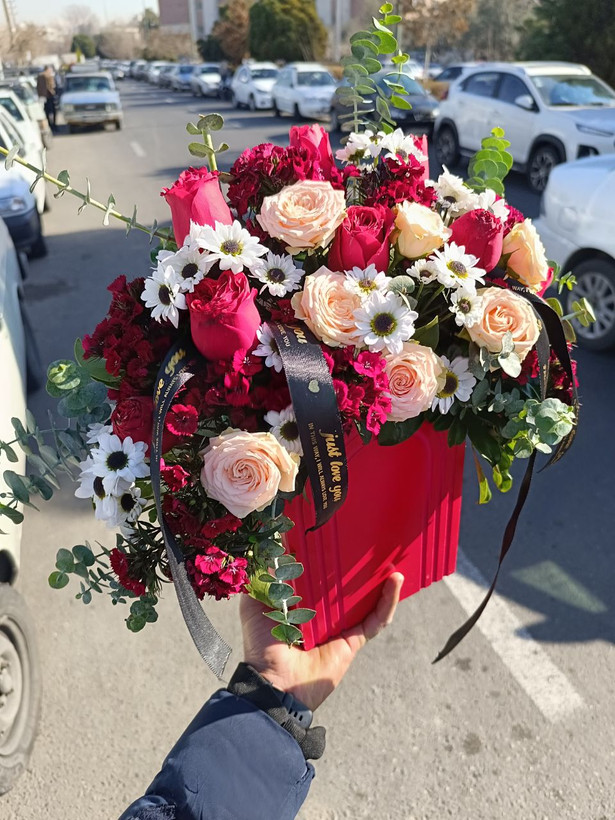 باکس گل مینیاتوری طبیعی