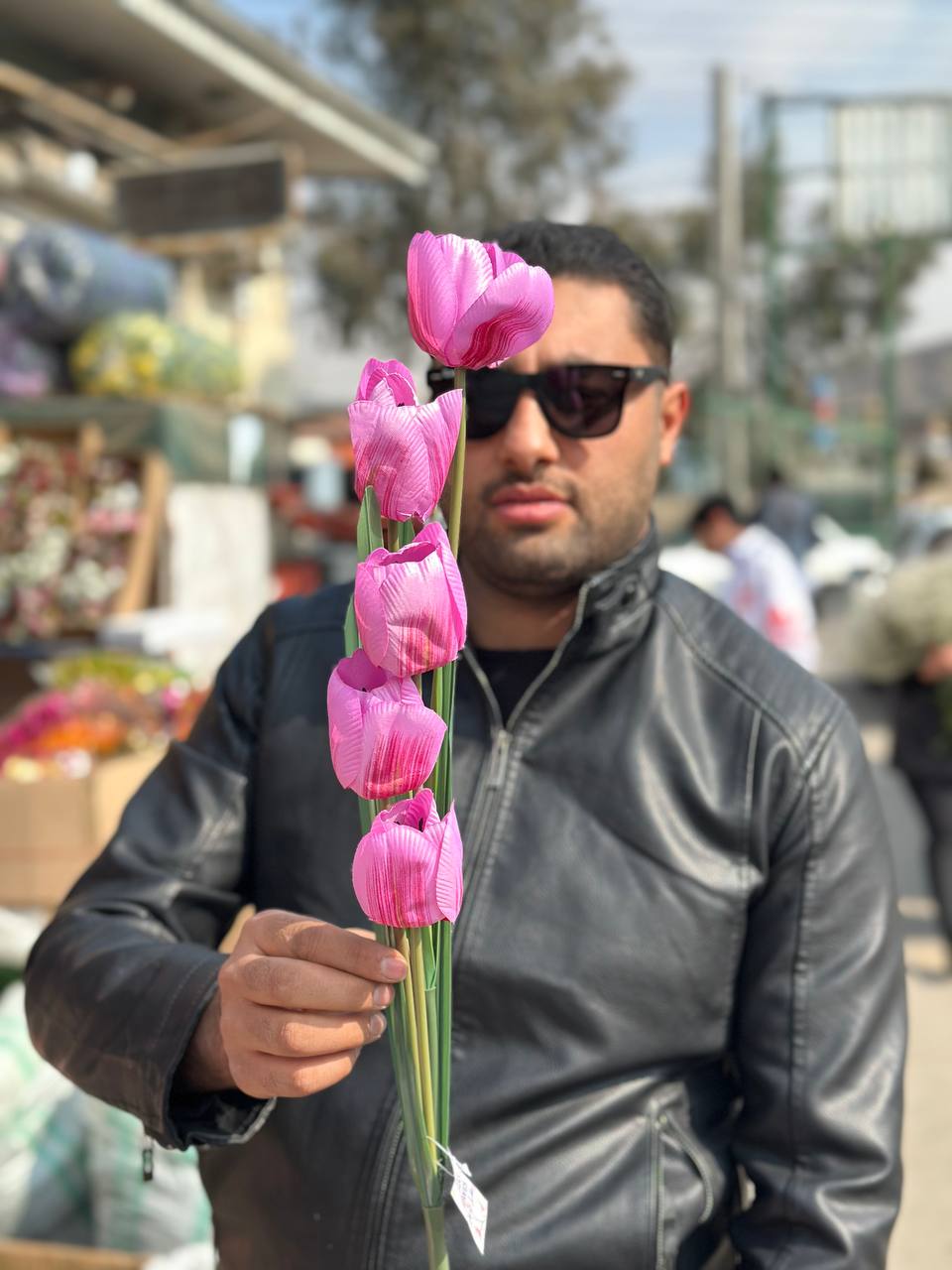 بوته لاله مصنوعی یاسی