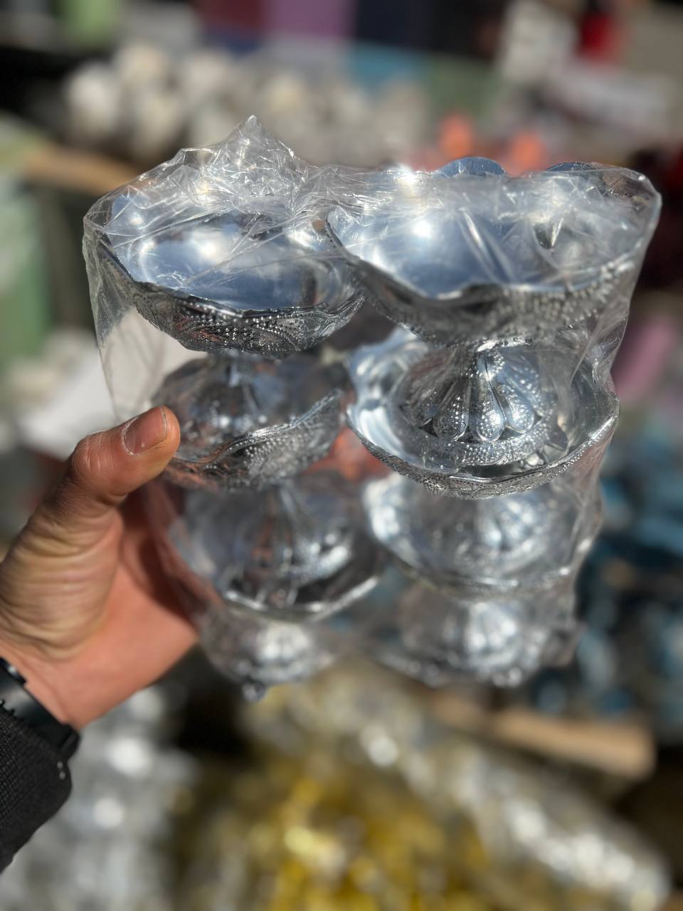 سفره هفت سین رنگ استیل