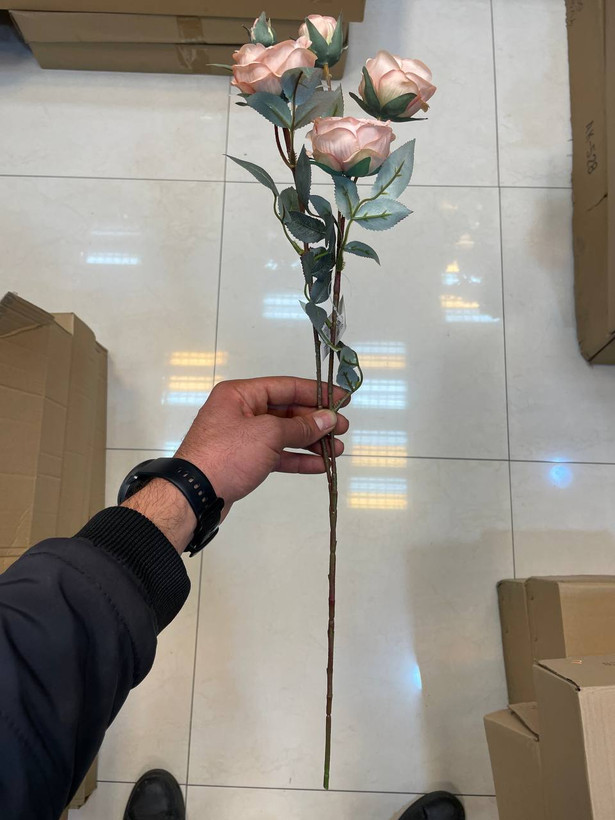 گل مصنوعی رز ژولیت رنگ خاص