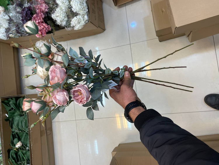 گل مصنوعی رز ژولیت رنگ خاص