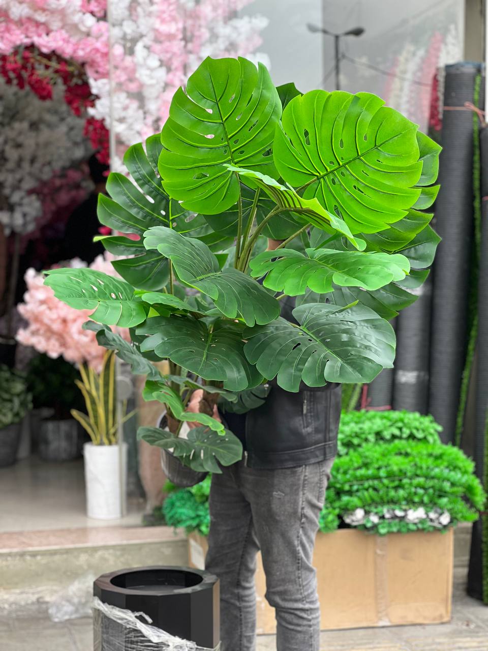 گل برگ انجیری مصنوعی ۲۳ برگ