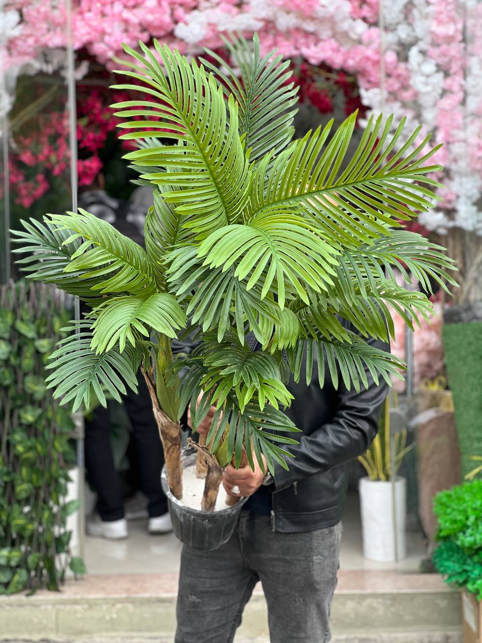 درختچه مصنوعی کنتیا لمسی ۴ بوته