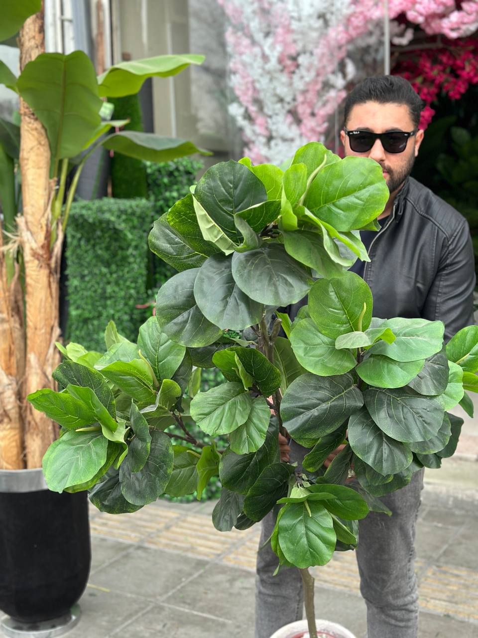 درختچه مصنوعی لیراتا وارداتی تنه فیبر