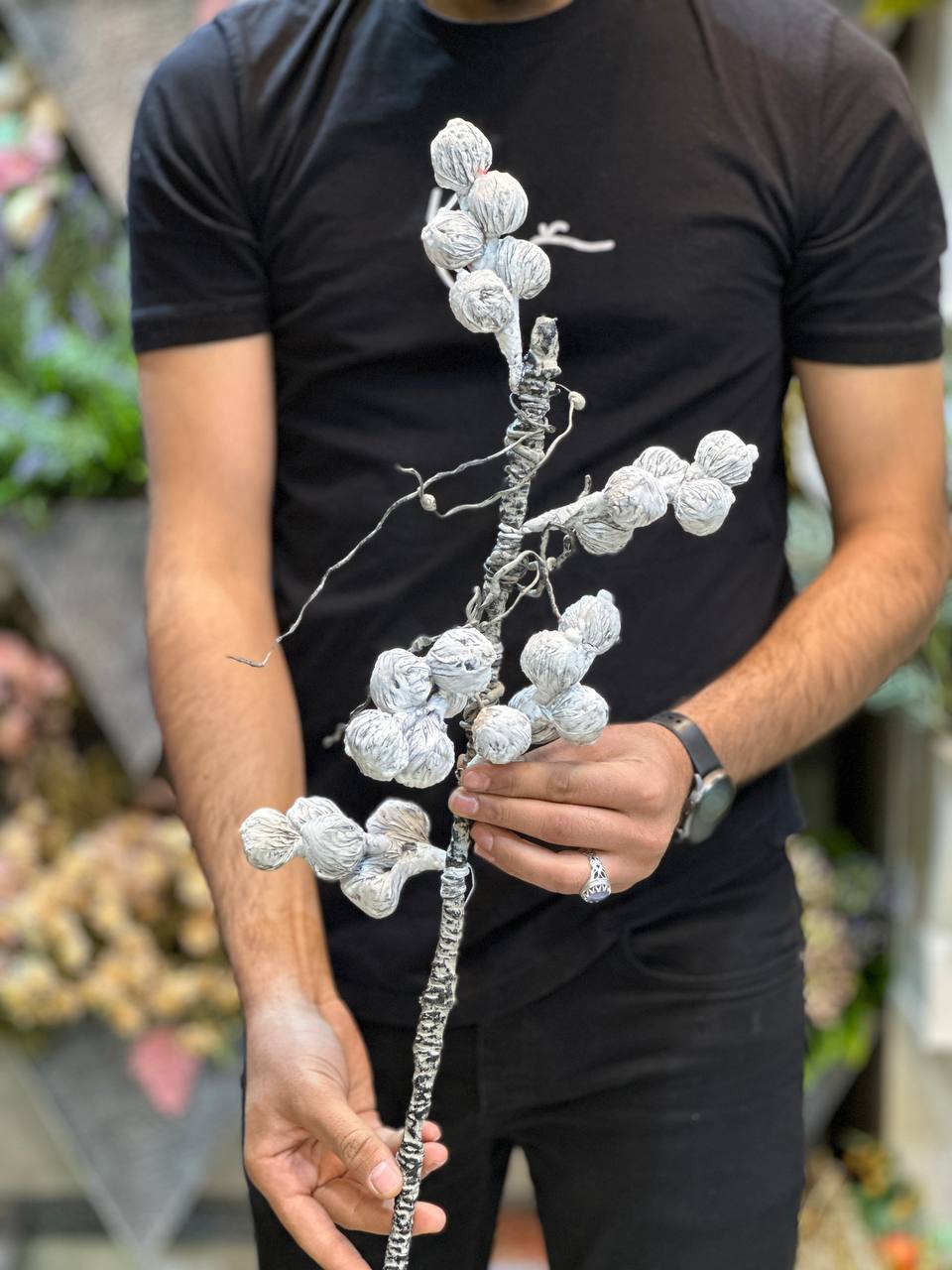 شاخه گل یخ از جنس فوم سایز بزرگ