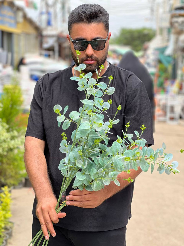 برگ اکالیپتوس مصنوعی لمسی