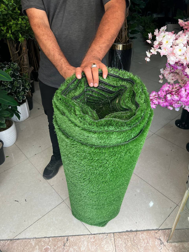 چمن مصنوعی ۱۵میل چهارنخ دولایه(قیمت یک متر مربع)