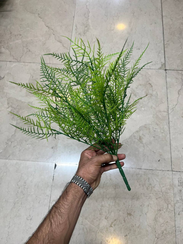 بوته سرخس مصنوعی سبز کمرنگ