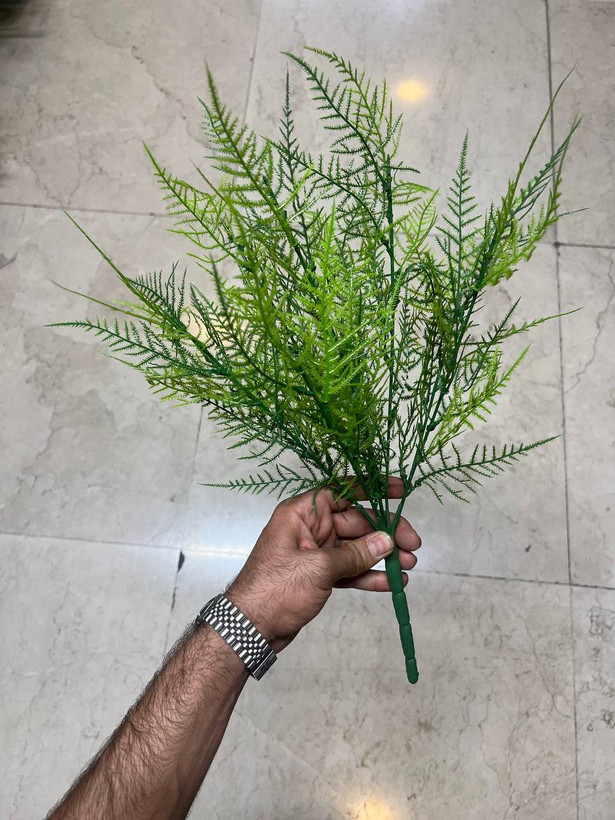 بوته سرخس مصنوعی سبز کمرنگ