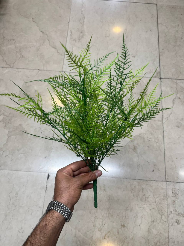 بوته سرخس مصنوعی سبز کمرنگ