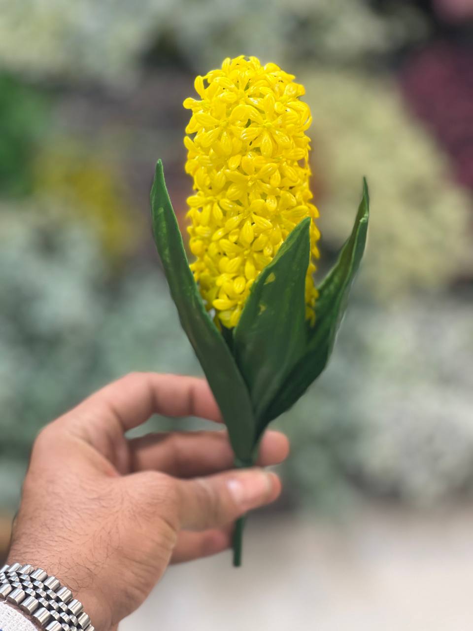 سنبل مصنوعی رنگ زرد