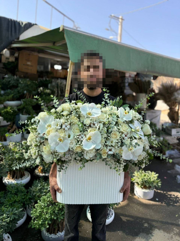 باکس گل طبیعی ارکیده(باکس خواستگاری)