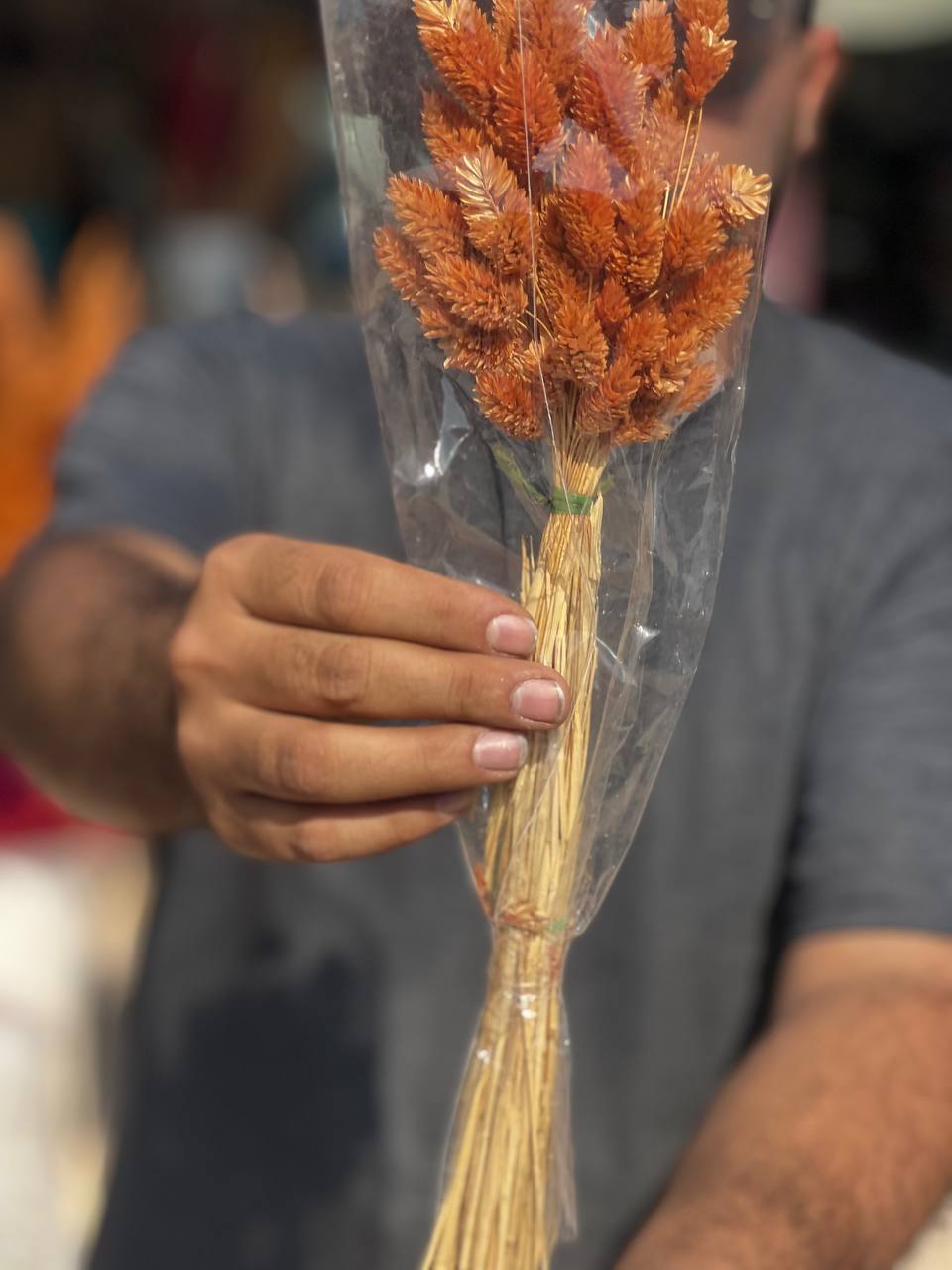 گل خشک توت فرنگی نارنجی