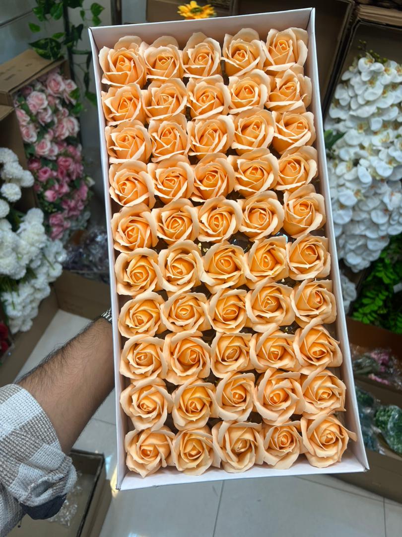 باکس رز صابونی ۵۰عددی نارنجی