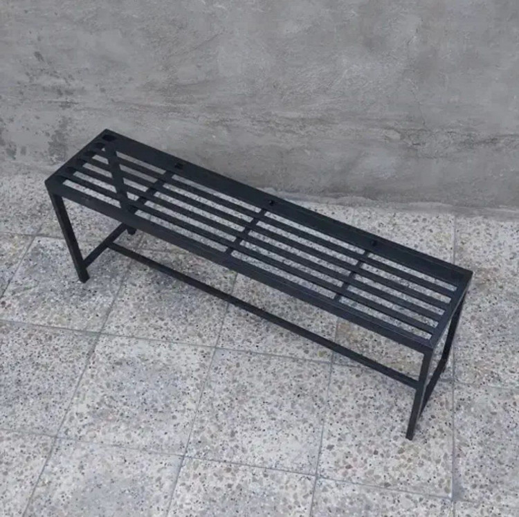 نیمکت فلزی سه نفره طول130
