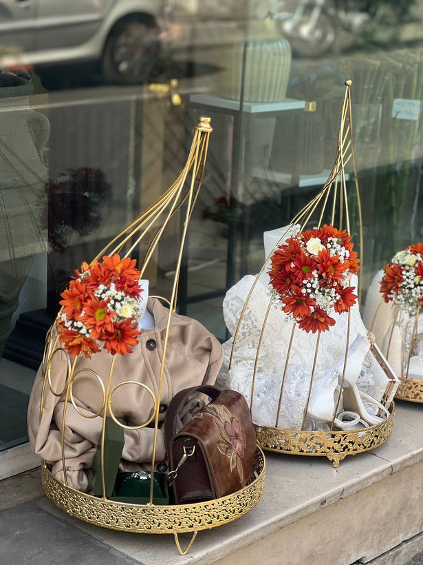اجاره استند بله برون (قفس بله برون) ست سه تایی اجاره روزانه مدل قیفی