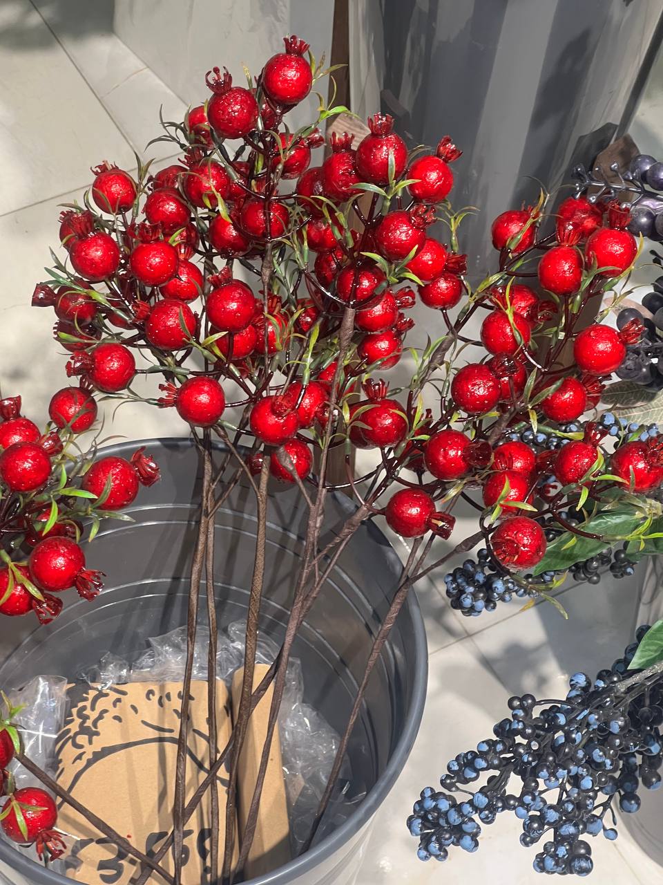 شاخه انار 12میوه مصنوعی