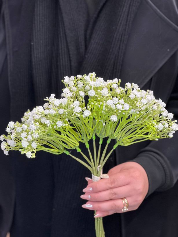 گل مصنوعی ژیپسوفیلا ( گل عروس) یک دسته ۷شاخه