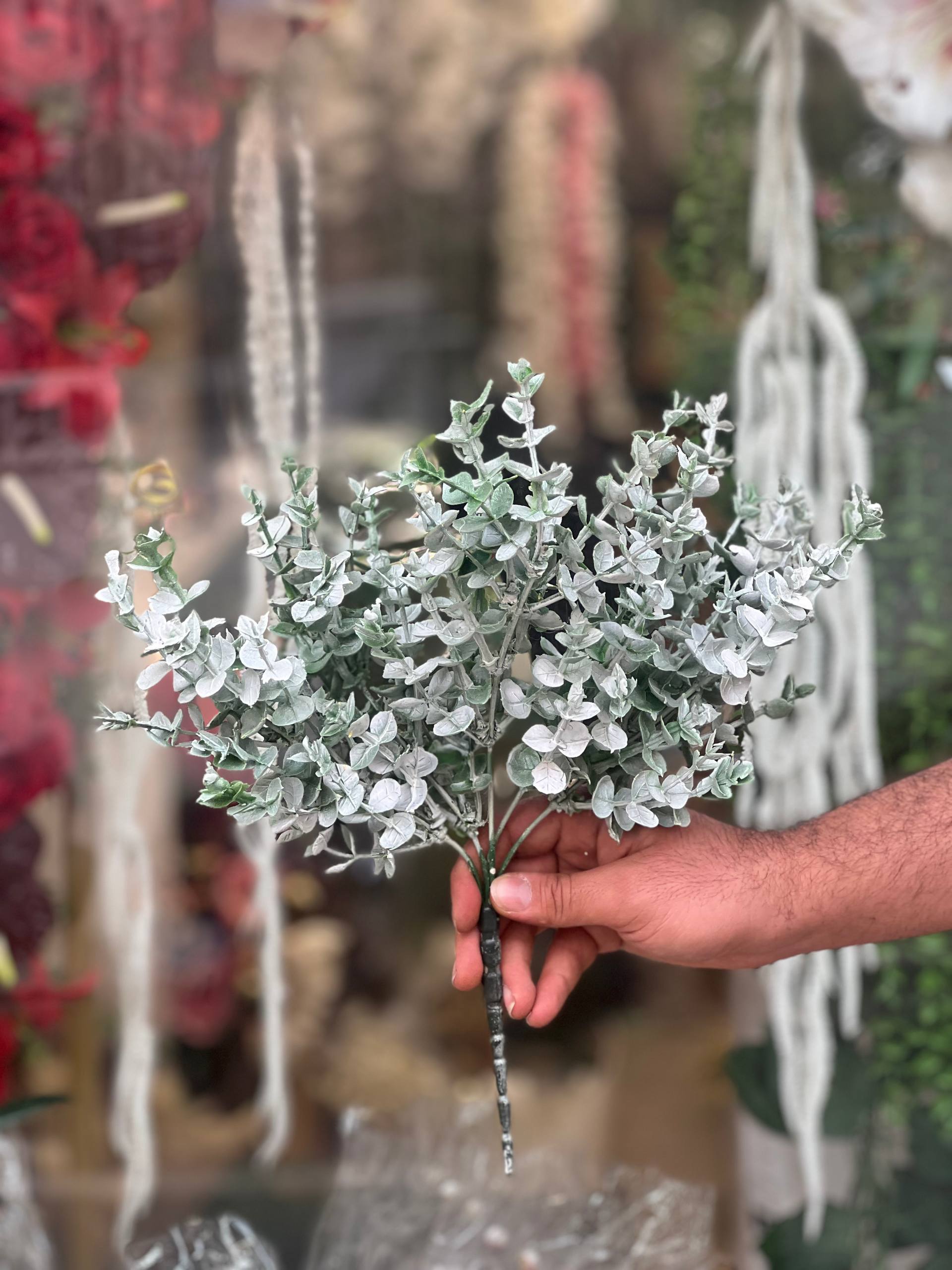 بوته مصنوعی شمشاد برفی