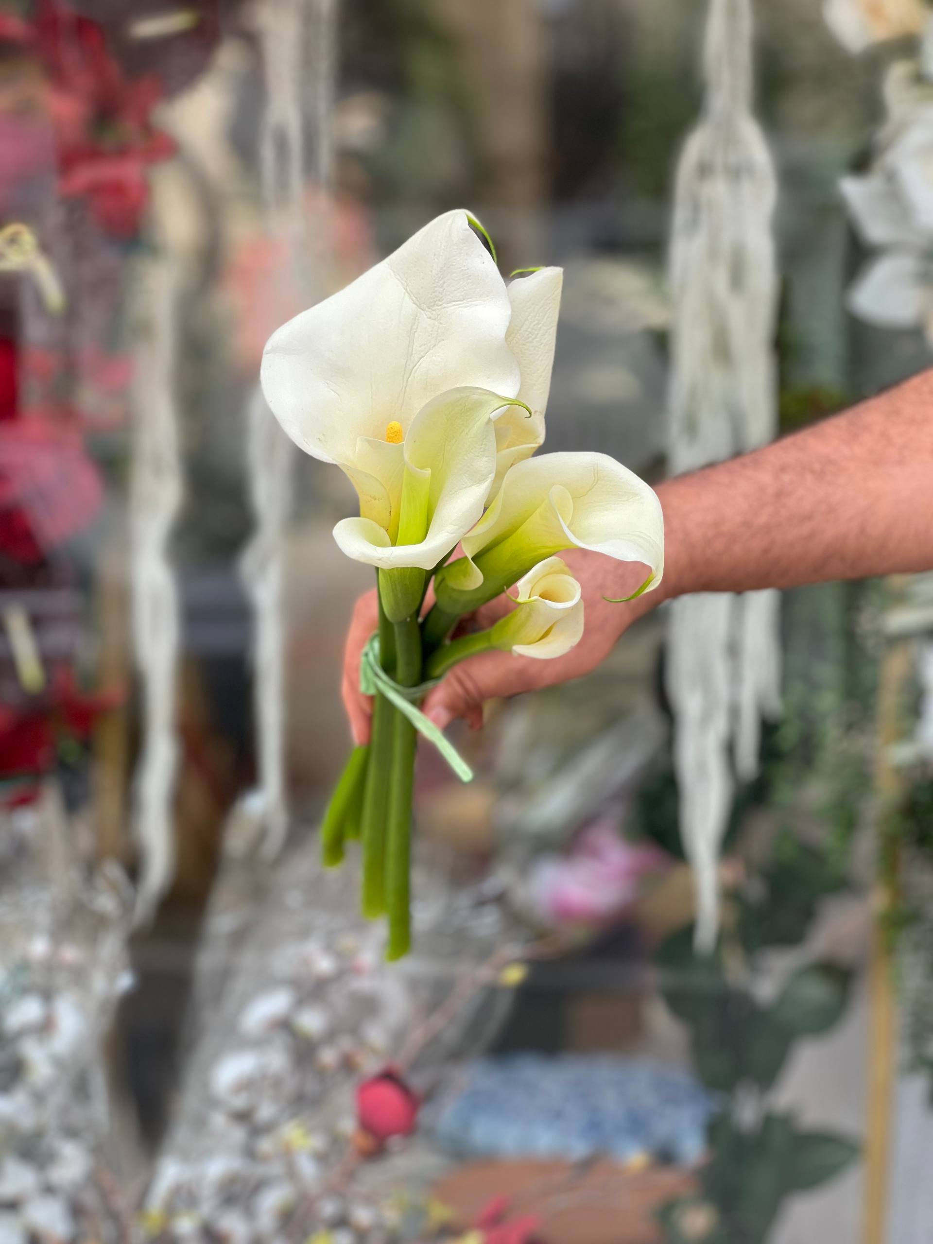 گل طبیعی شیپوری ۵عددی
