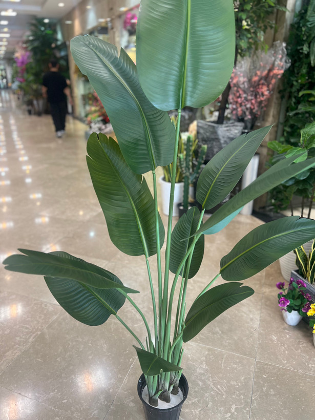 درختچه مصنوعی نخل نیکولای 10برگ ارتفاع180وارداتی