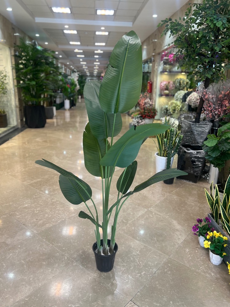 درختچه مصنوعی نخل نیکولای 9برگ ارتفاع180وارداتی