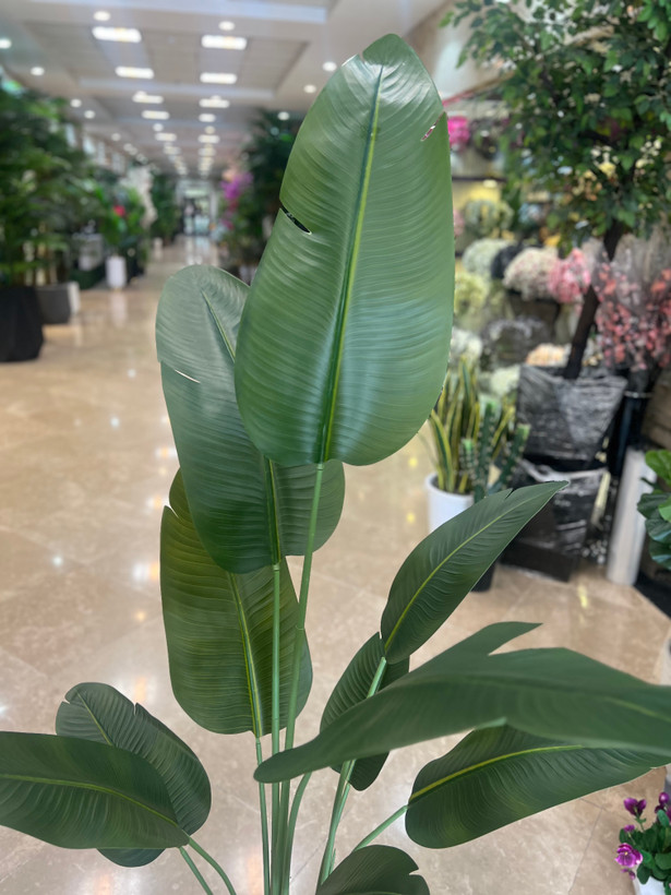 درختچه مصنوعی نخل نیکولای 9برگ ارتفاع180وارداتی