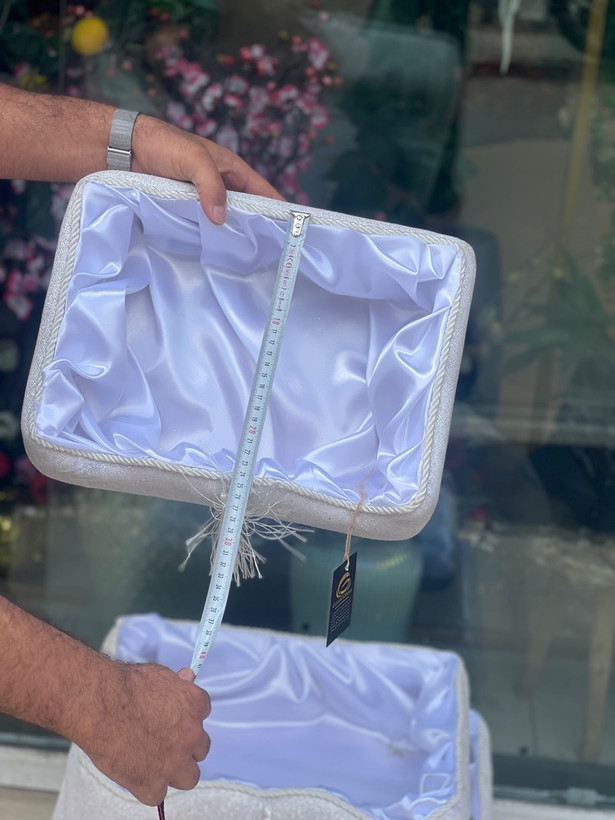 باکس بله برون ۳عددی مخملی ساده