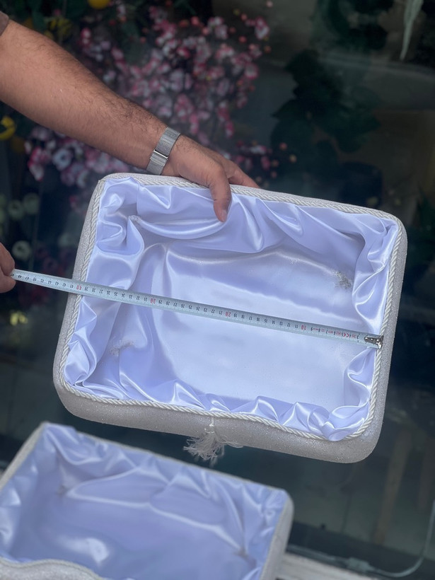 باکس بله برون ۳عددی مخملی ساده