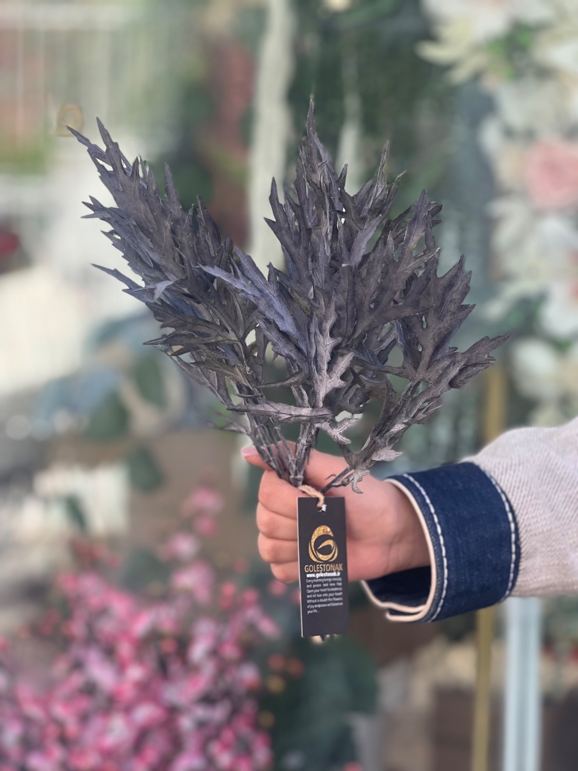 بوته سوزنی خرج کار لمسی وارداتی رنگ بادمجونی
