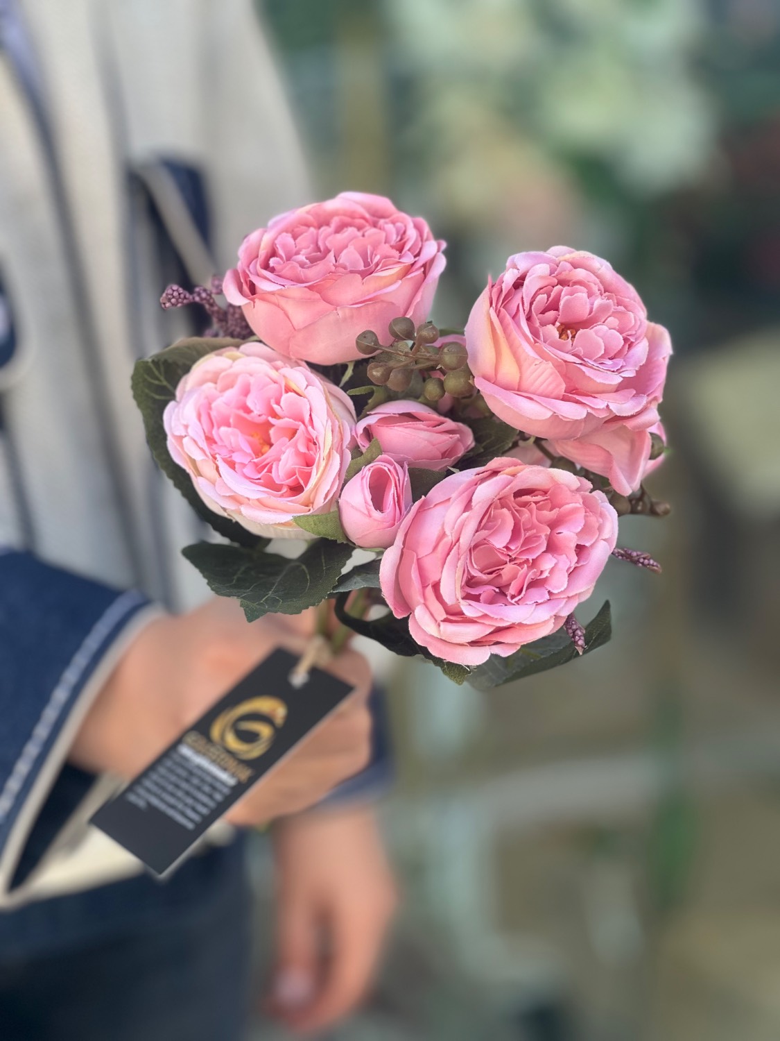 بوته پیونی گل و غنچه وارداتی صورتی