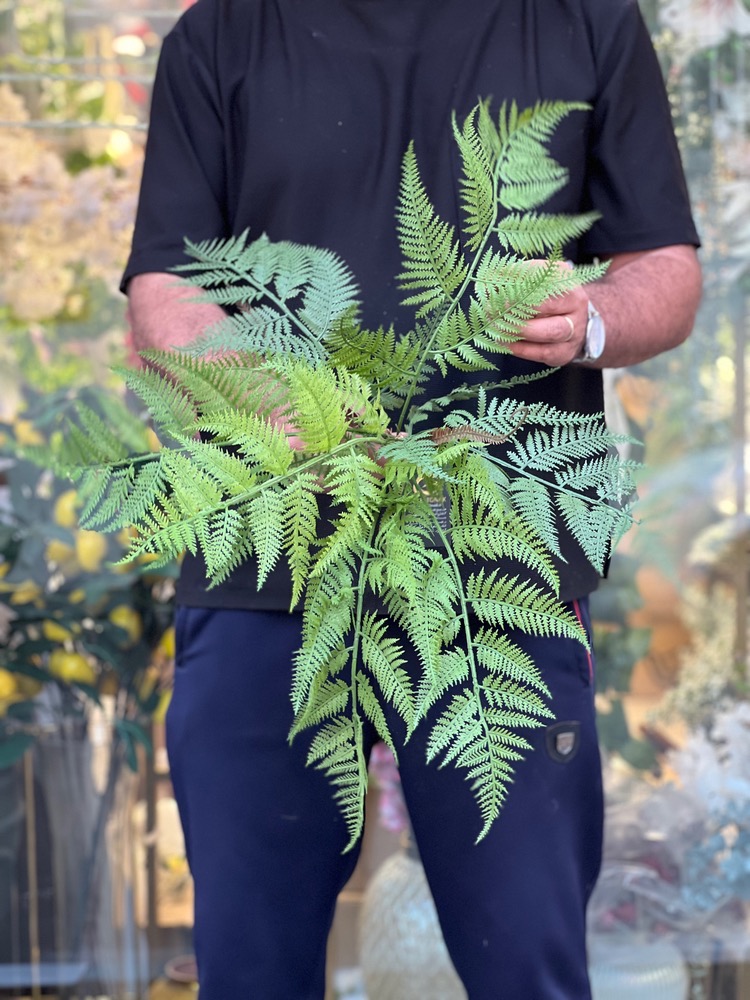 بوته سرخس مصنوعی سبز وارداتی