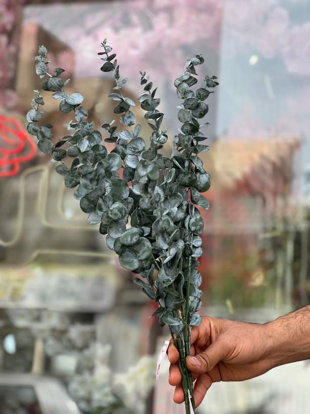 بوته اکالیپتوس چرمی مصنوعی وارداتی ۵بازو